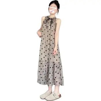 Flowers In Water Sleeveless Dress Women's Image Color