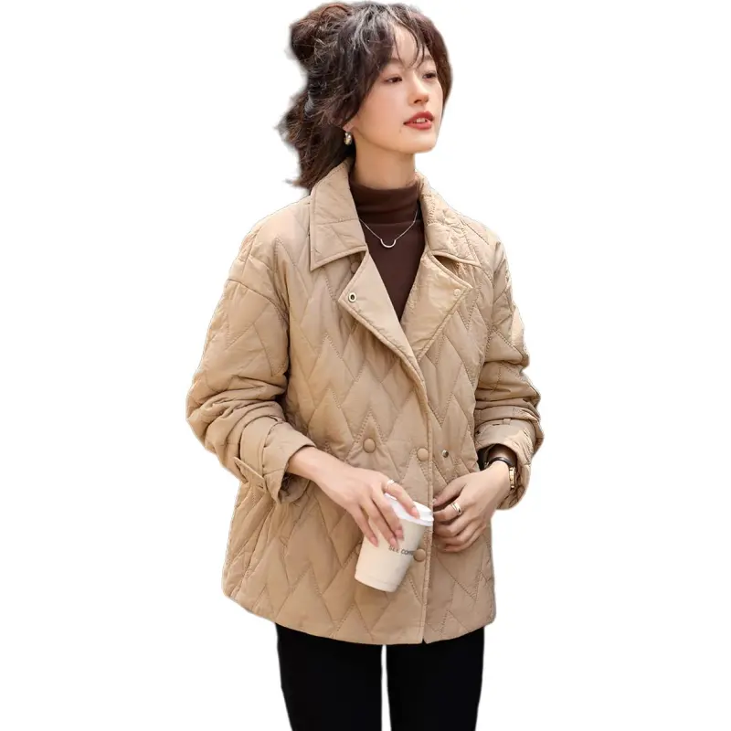 Mo Han Yi Mei Puffer Jacket Women's Khaki-7