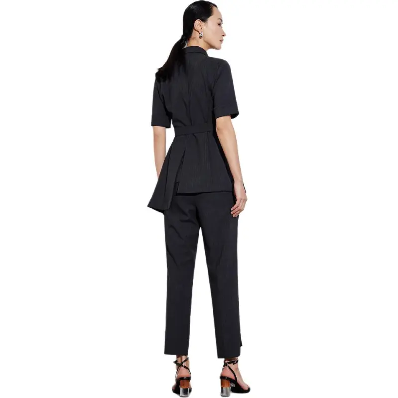 IDPAN Business Suit Women's Black Gray-1
