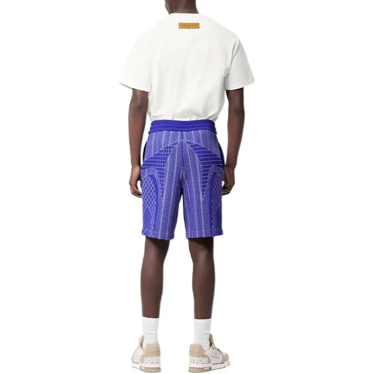 LOUIS VUITTON FW22 Casual Shorts Men's Purple-2