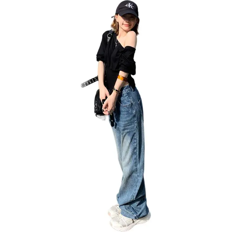 Kazakhstan Jeans Women's Dark Blue-5