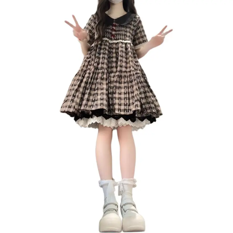 Mu Xiao Xin Short Sleeved Dress Women's-3