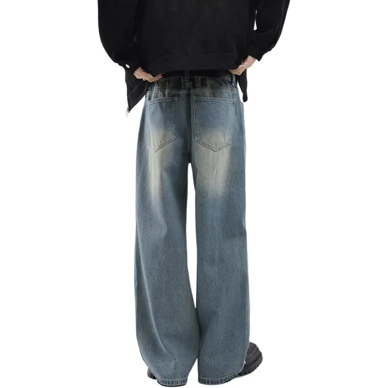 SONGS ALONG Jeans Unisex Blue-3