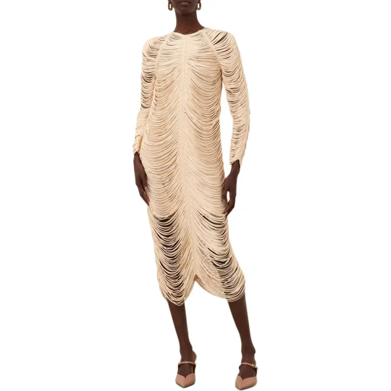 Zimmermann FW24 Long-Sleeved Dresses Women's Cream-1