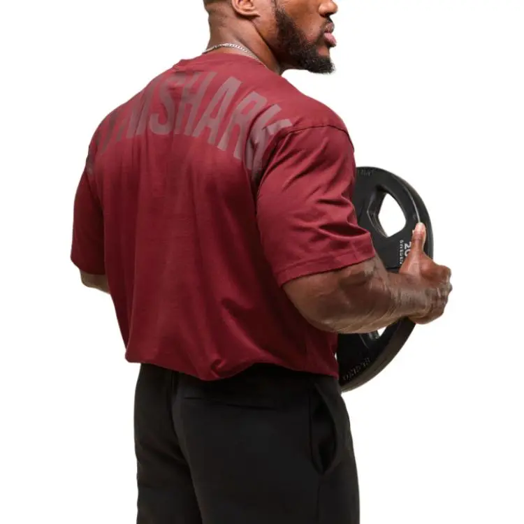 GYMSHARK Power T Shirt Men's Red-3