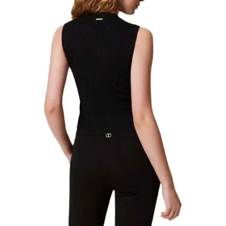 Twinset Lozenge pattern Tank Top-2