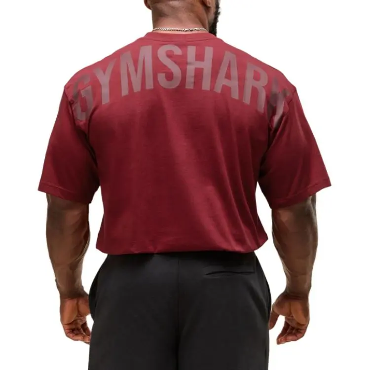 GYMSHARK Power T Shirt Men's Red-1