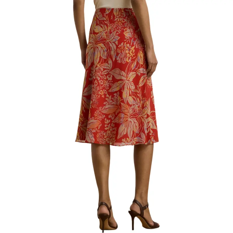 LAUREN RALPH LAUREN Casual Long Skirt Women's Red-3
