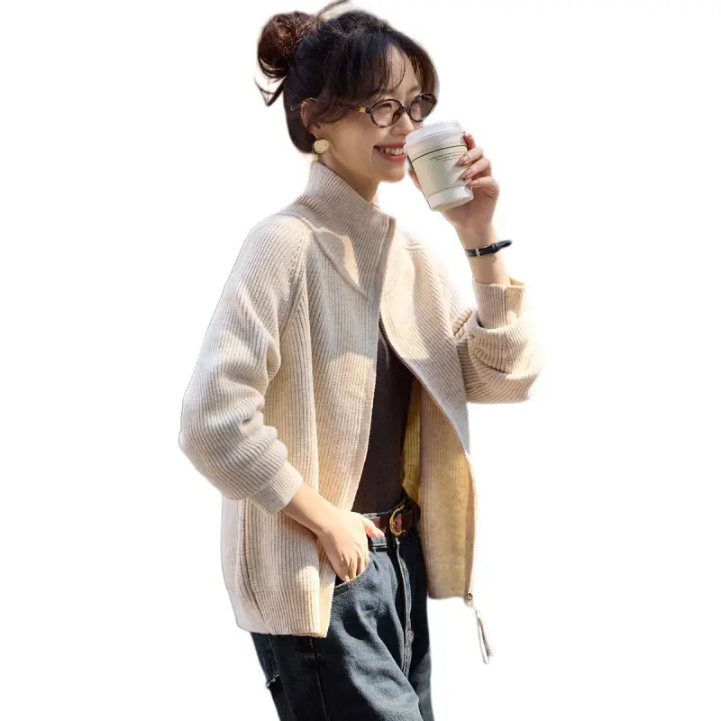Mo Han Yi Mei Knitwear Women's Ecru-2