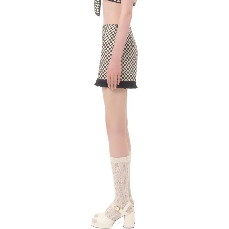 Valentino SS25 Casual Shorts Women's Black White-4