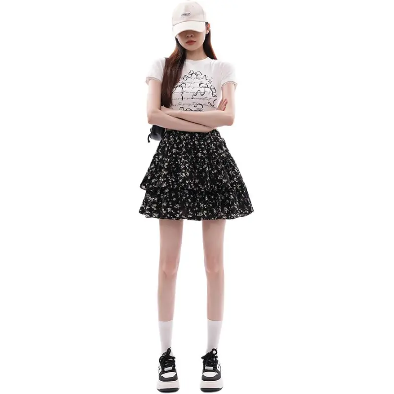 Mu Xiao Xin Casual Short Skirts Women's-9