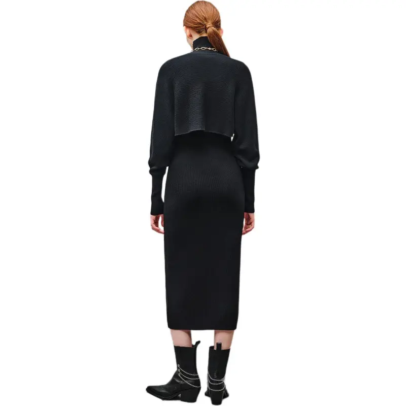 INSUN Casual Suit Women's Black-3