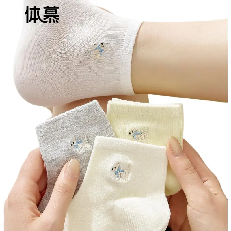 Temooues Ankle Socks Women's Combo Set-1