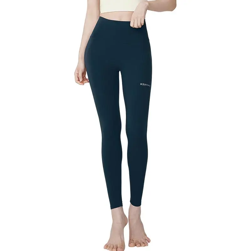 XEXYMIX Yoga Pants Women's Dark Lake Blue-2