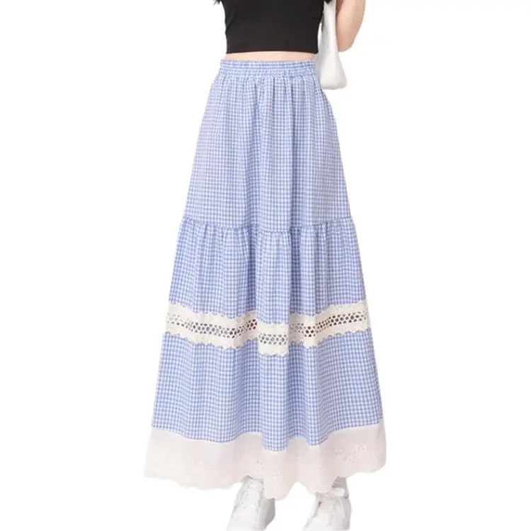 Mu Xiao Xin Casual Long Skirts Women's-8