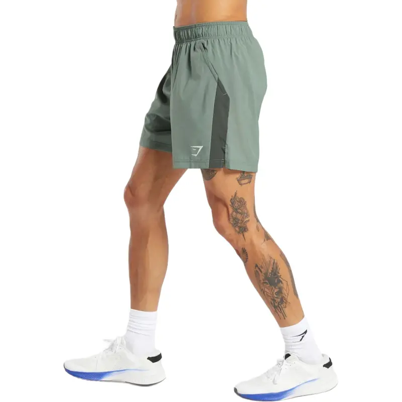 GYMSHARK Sports Shorts Men's Unit Green/Intensity Green-2