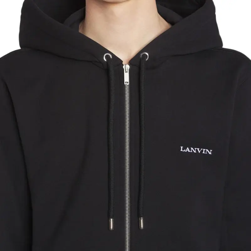 Lanvin Archives Print Zipped Hoodie-3