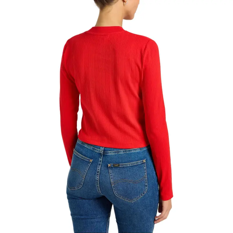 Lee T-Shirts Women's True Red-1
