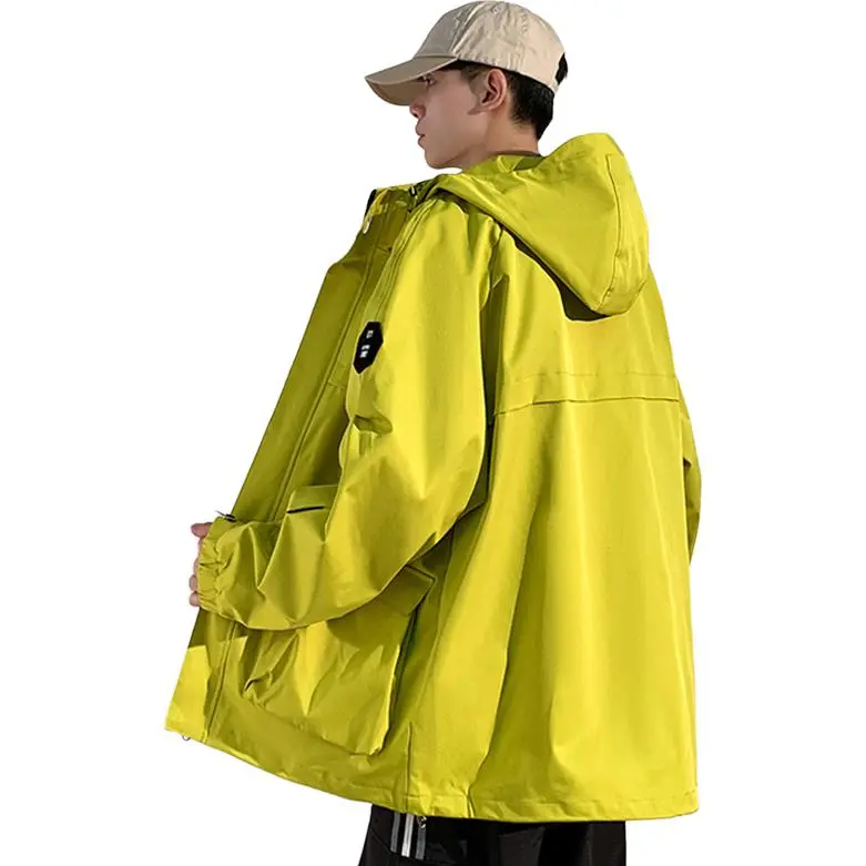 LSVE Jackets Coats Unisex Green Yellow-1