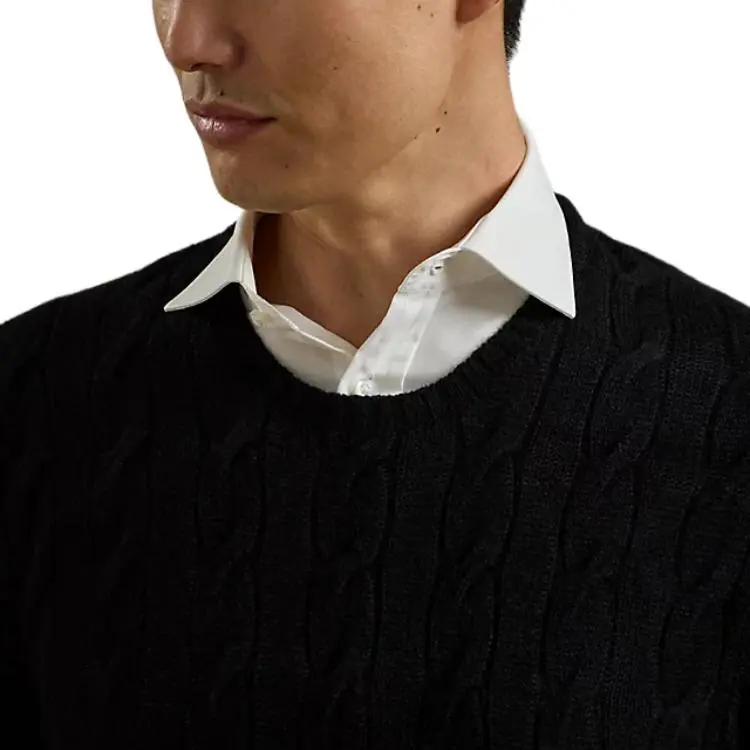 Ralph Lauren Purple Label Cable knit Cashmere Jumper-4