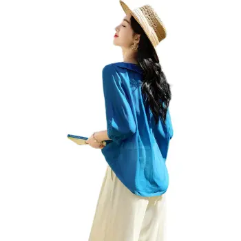 【dme】 Shirt Women's Peacock Blue