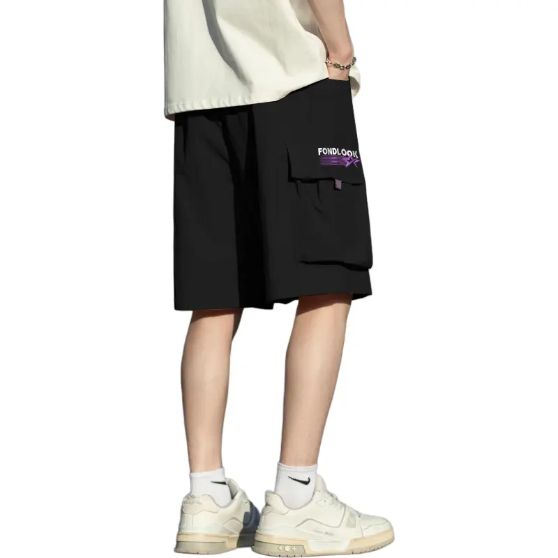 FONDLOOK Casual Shorts Unisex-3