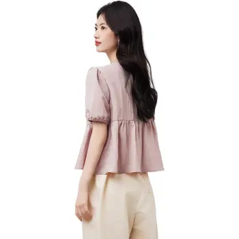 XINFEIYU Shirts Women's Pink