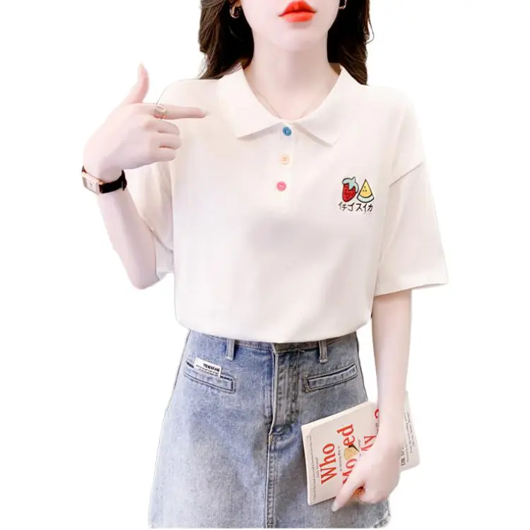 Mu Xiao Xin T Shirt Women's White-2