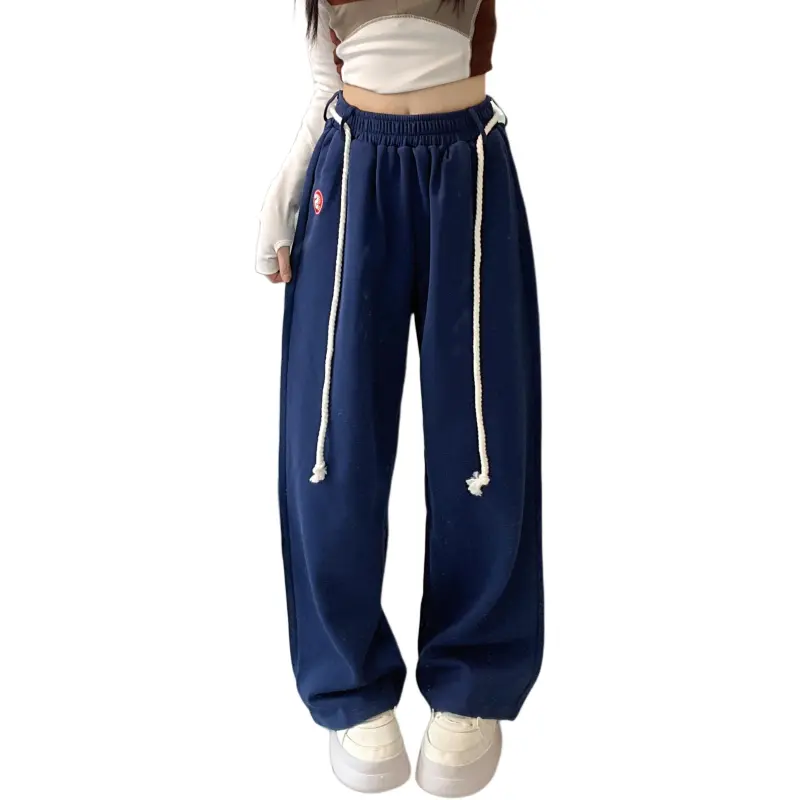 GOSO Casual Pants Women's Navy Blue-4