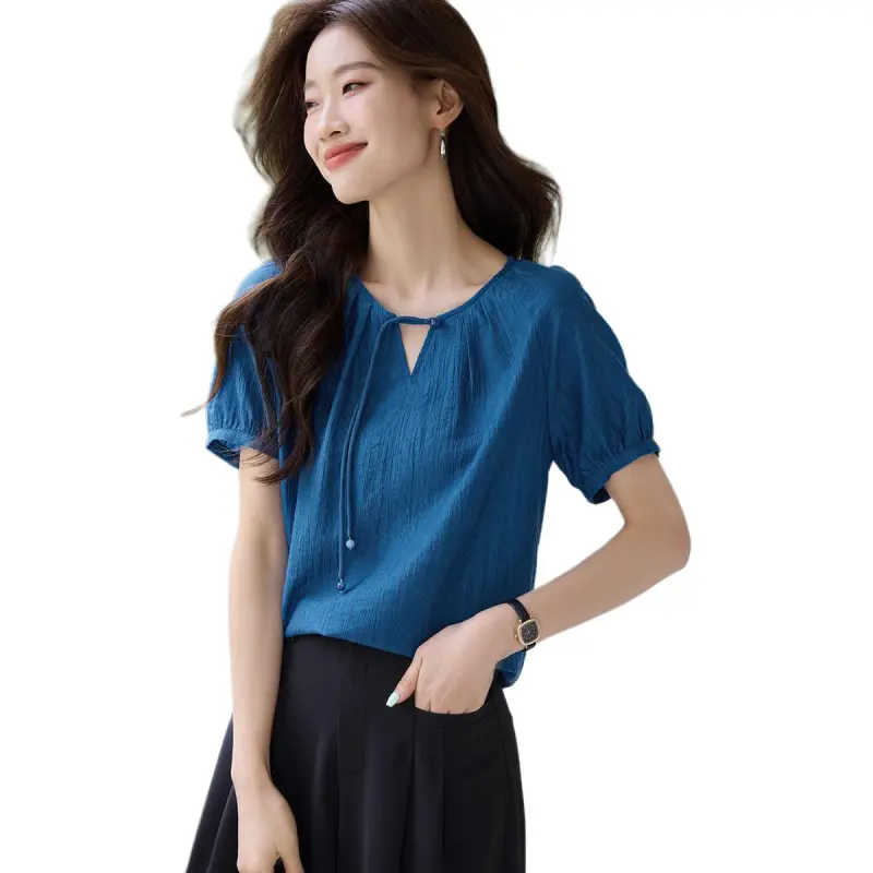 Mu Xiao Xin Chiffon Shirt Women's-2