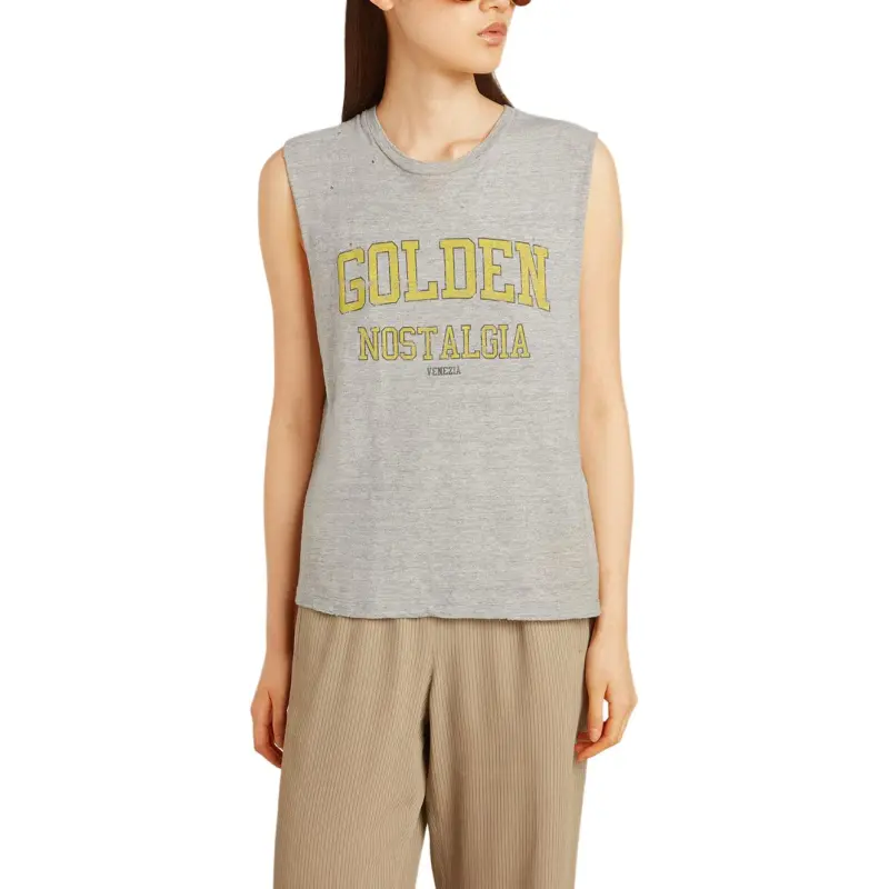 Golden Goose Logo Printed Tank Top-1