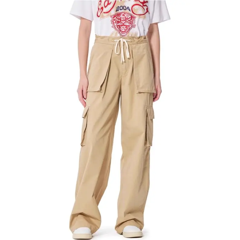 Ed Hardy SS25 Cargo Pants Women's Camel-4