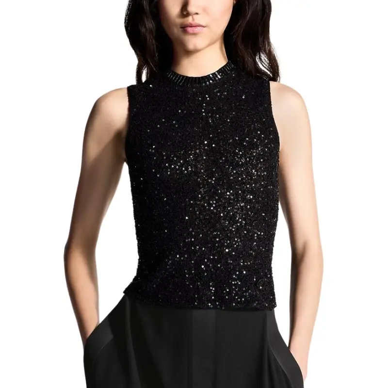 LOUIS VUITTON Tank Top Women's Black-1
