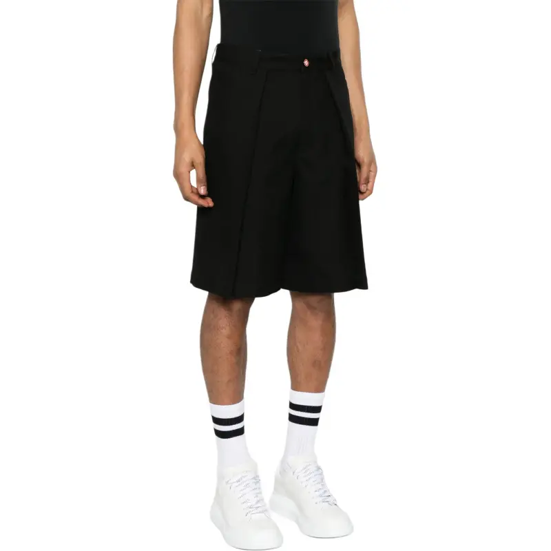 CASABLANCA Chicano Pleated Shorts-3