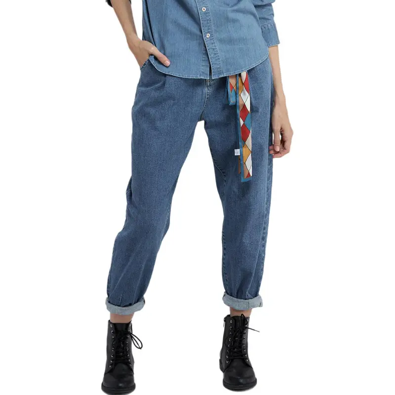Hush Puppies Jeans Women's Denim Blue-5