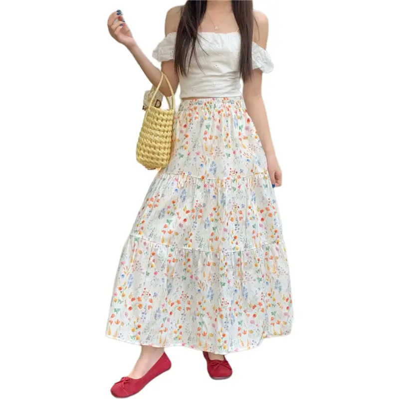 Mu Xiao Xin Casual Long Skirt Women's-4