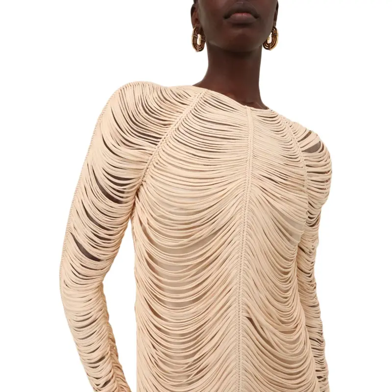 Zimmermann FW24 Long-Sleeved Dresses Women's Cream-4