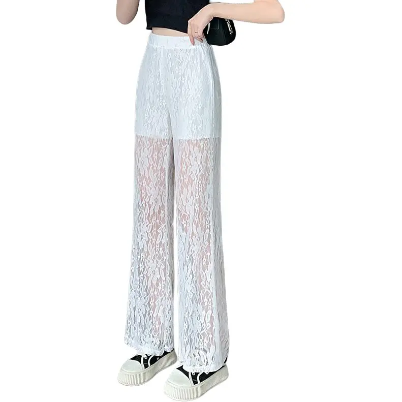 La Chapelle Casual Pants Women's White-1