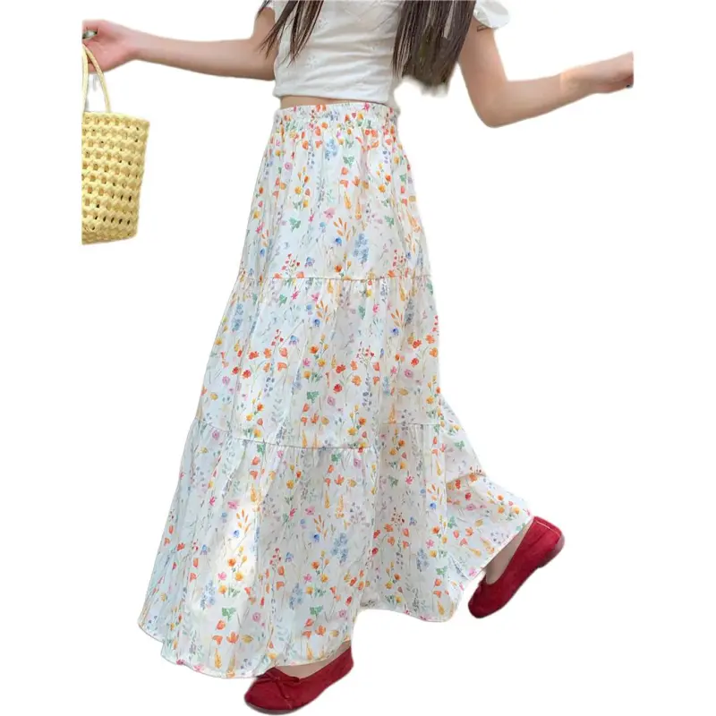 Mu Xiao Xin Casual Long Skirt Women's-1
