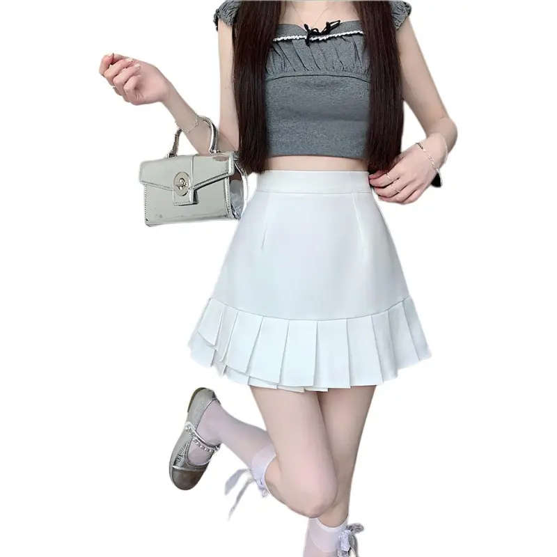 Mu Xiao Xin Casual Short Skirts Women's-3