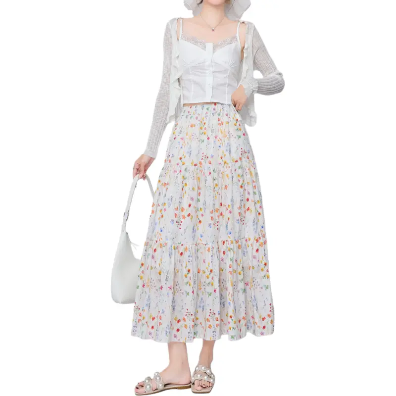 Mu Xiao Xin Casual Long Skirt Women's-2