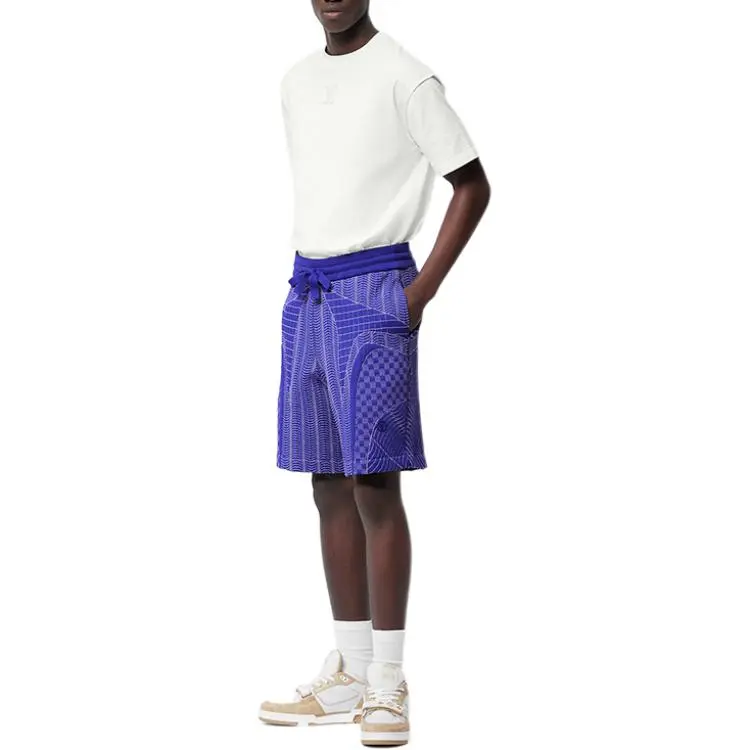 LOUIS VUITTON FW22 Casual Shorts Men's Purple-3