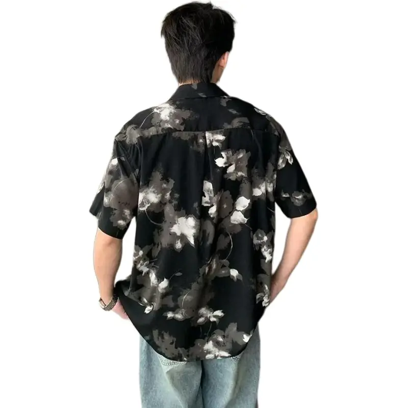 NEAR HERE Shirts Unisex Black-5