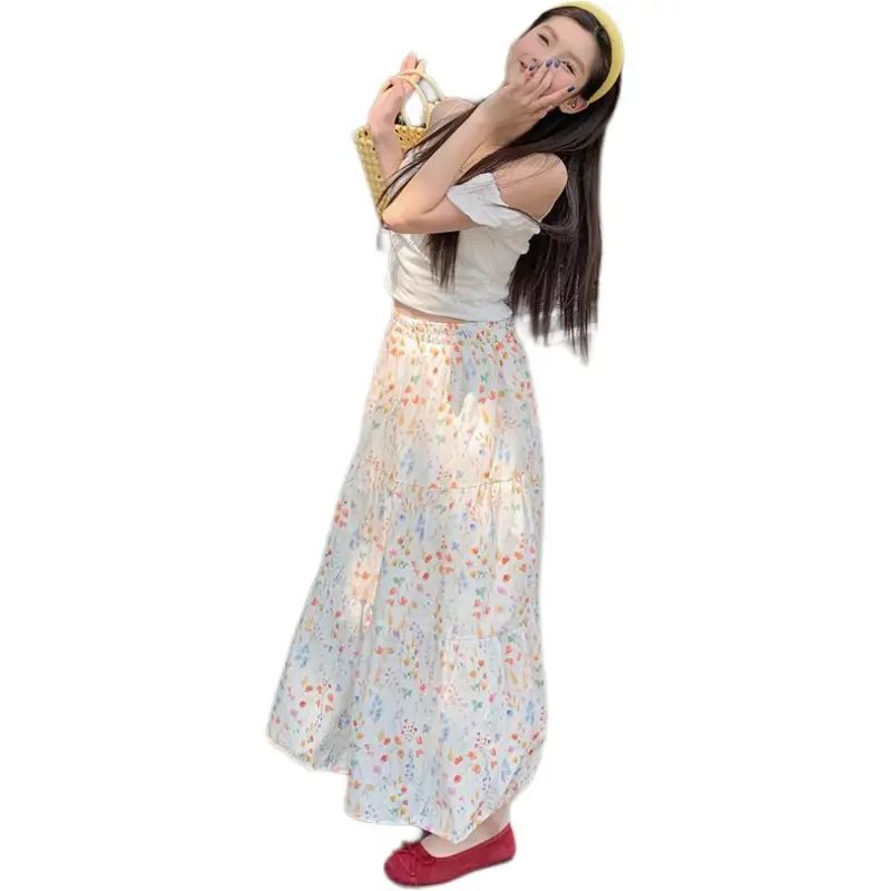 Mu Xiao Xin Casual Long Skirt Women's-2