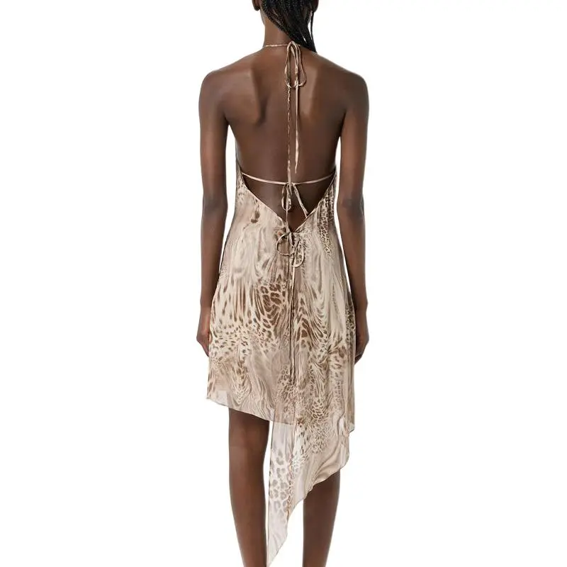 Blumarine Sleeveless Dress Women's Brown-2