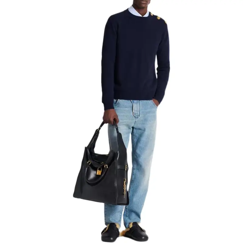 BALMAIN Jeans Men Blue-2