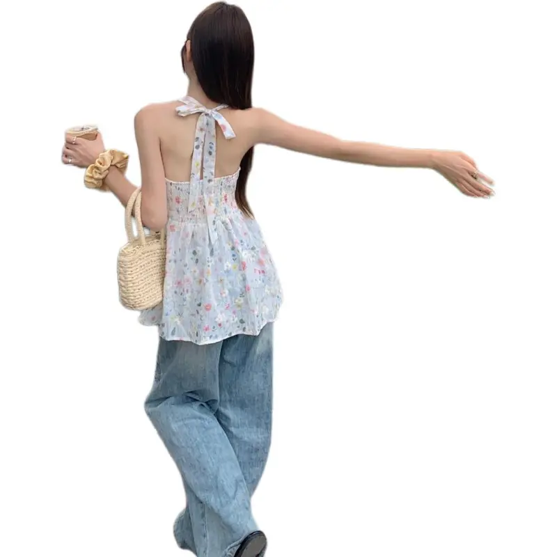 Flowers In Water T Shirt Women's-1