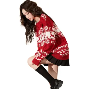 Tonlion Sweater Women's China Red