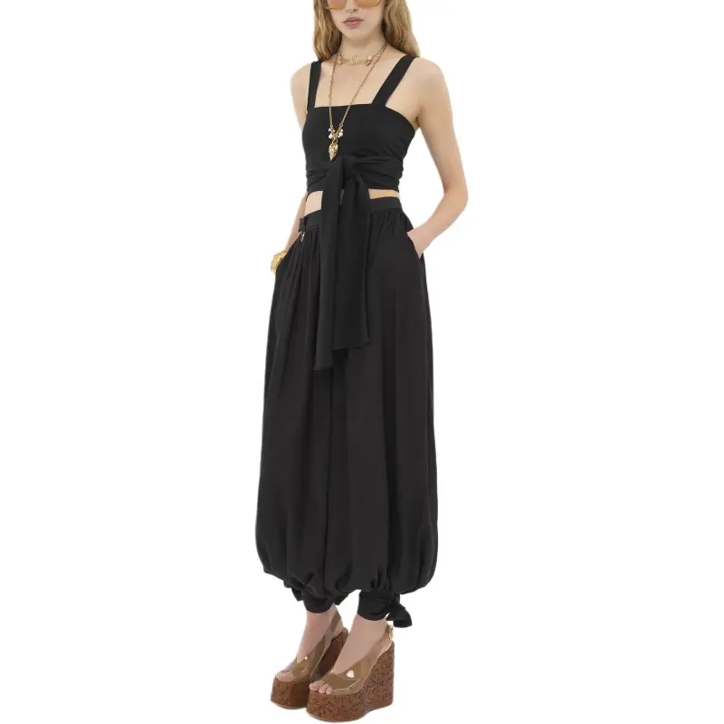 Chloé Crepe De Chine Cropped Top-3