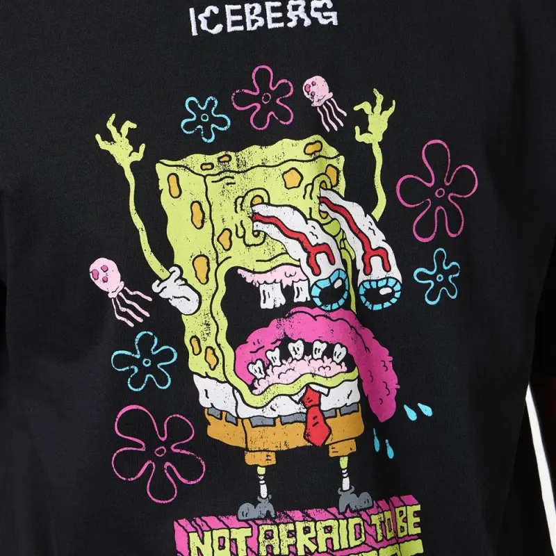 Iceberg SpongeBob print T shirt-5